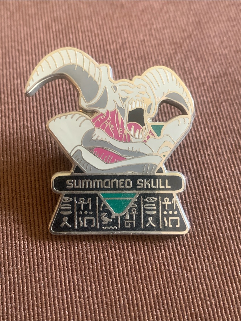Vintage Yu-Gi-Oh Metal Pin SUMMONED SKULL Upper Deck 2003 1st Edition Monster